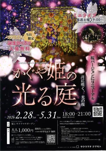 かぐや姫の光る庭 in サクラマチクマモトの画像